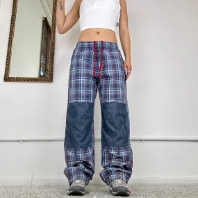 00's checkered trousers by think pink