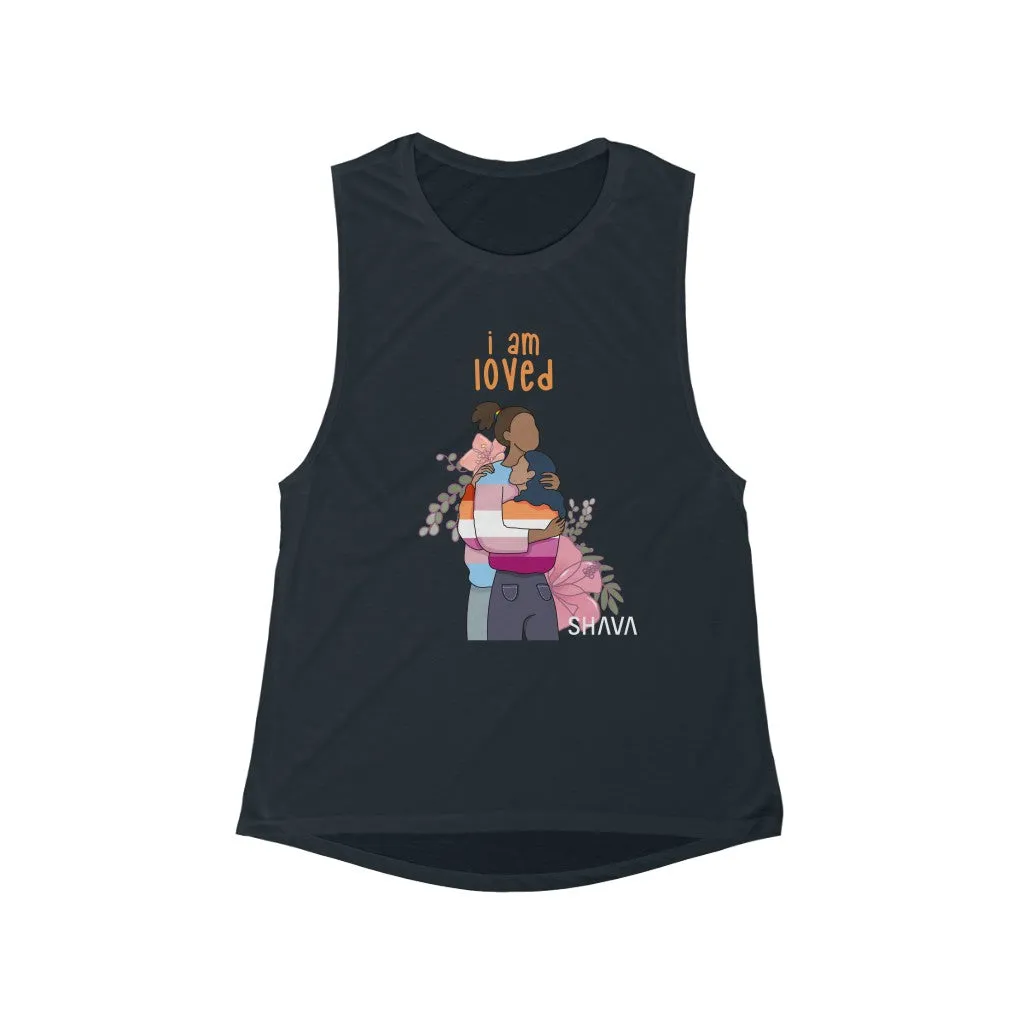 Affirmation Feminist Pro Choice Tank Top Unisex  Size – I Am Loved (Trans and Lesbian)