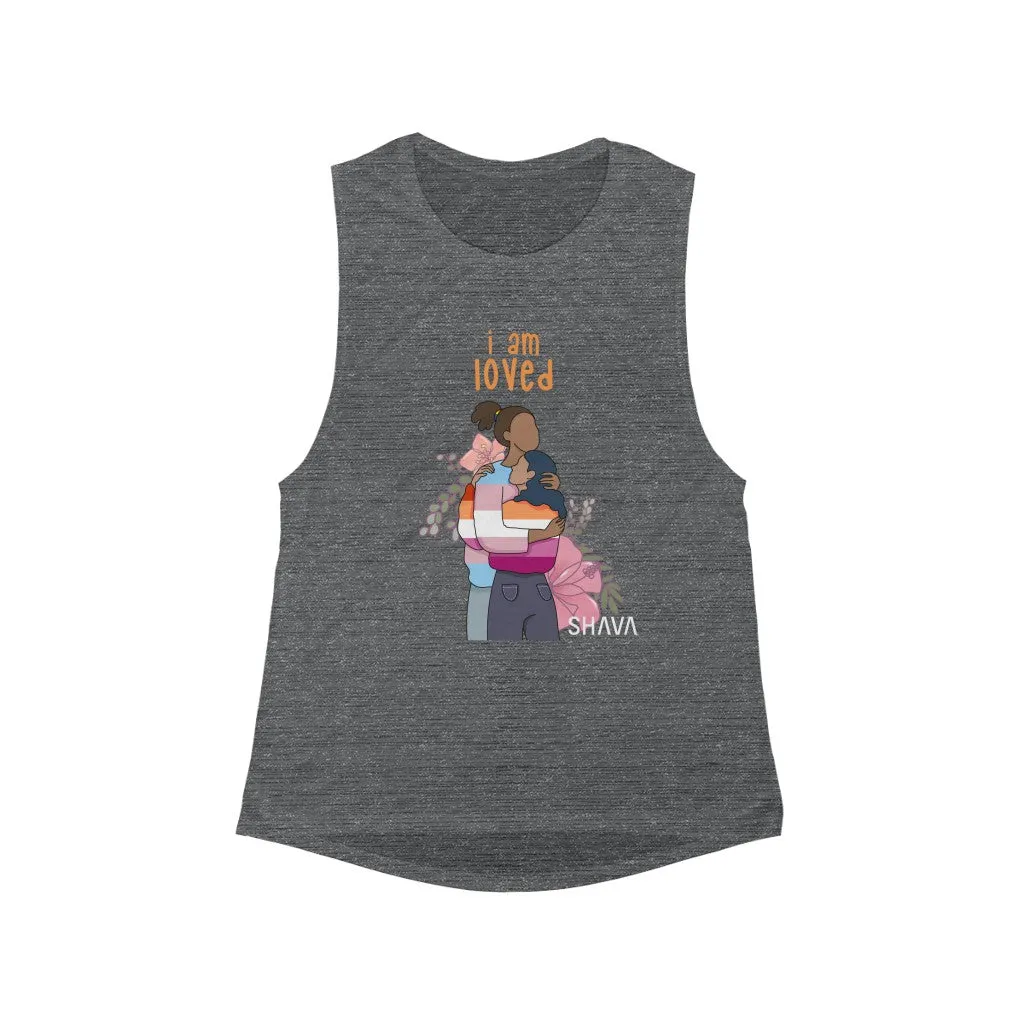 Affirmation Feminist Pro Choice Tank Top Unisex  Size – I Am Loved (Trans and Lesbian)