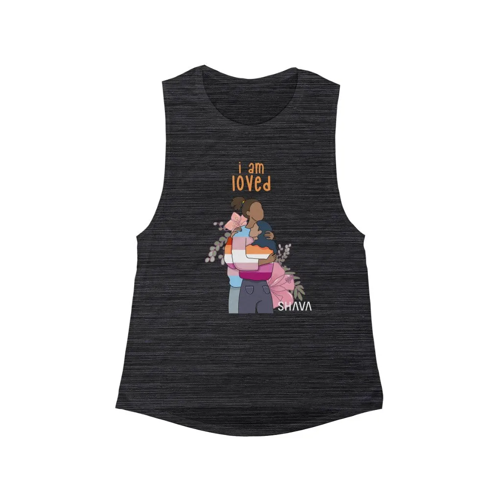 Affirmation Feminist Pro Choice Tank Top Unisex  Size – I Am Loved (Trans and Lesbian)