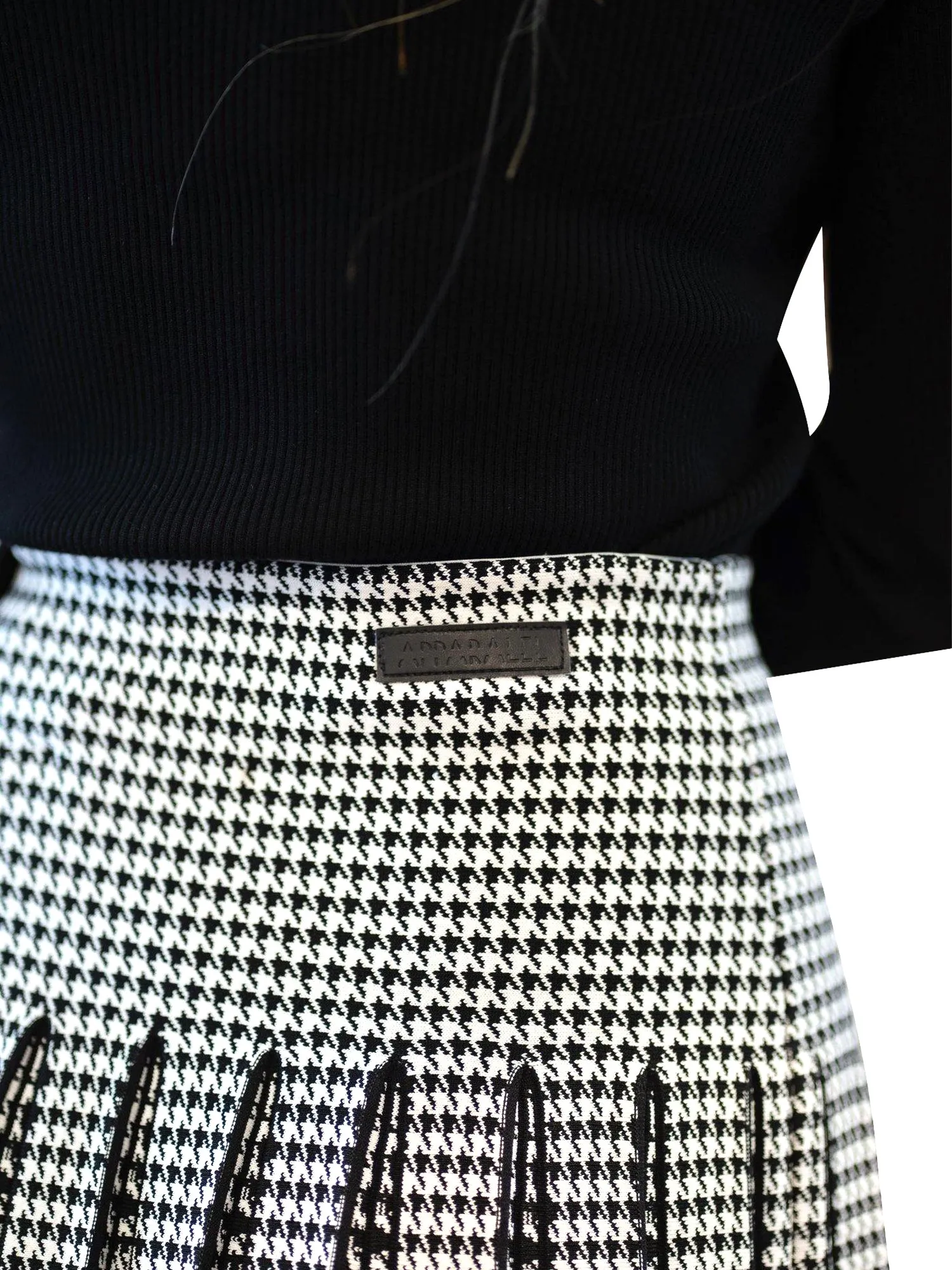 Apparalel Knit Pleat Infinity Skirt