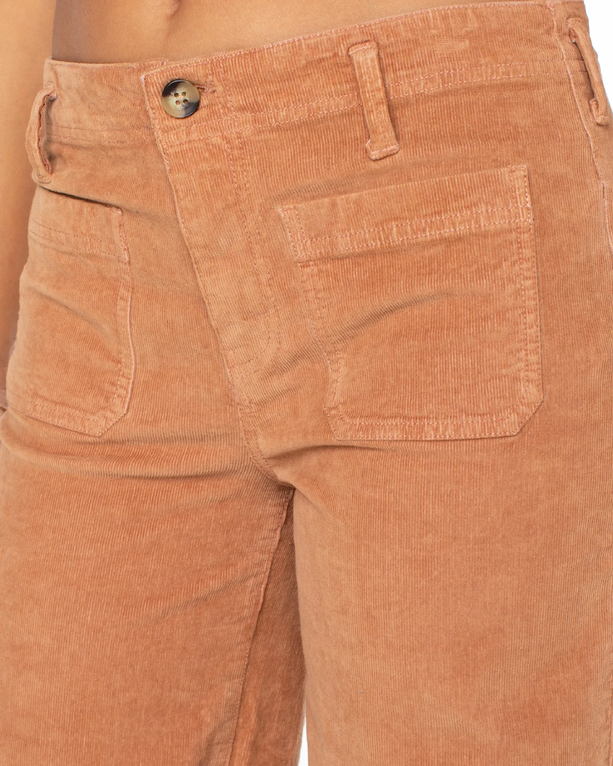 Baby Baby Wide Leg Corduroy Pants - Camel