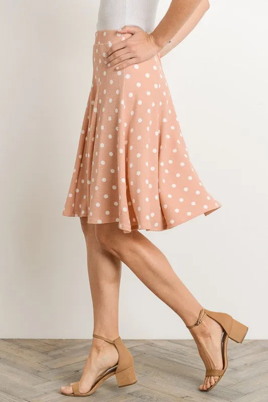 Chic Polka Dot Skirt