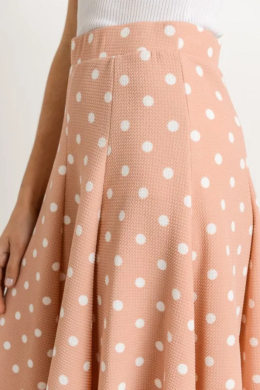 Chic Polka Dot Skirt