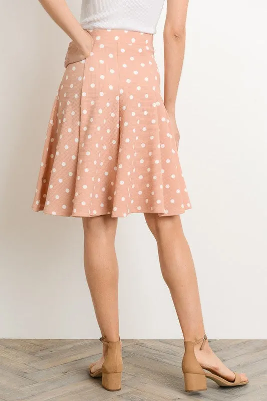 Chic Polka Dot Skirt