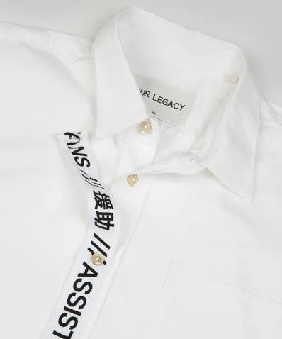 Classic Shirt Broken Twill White