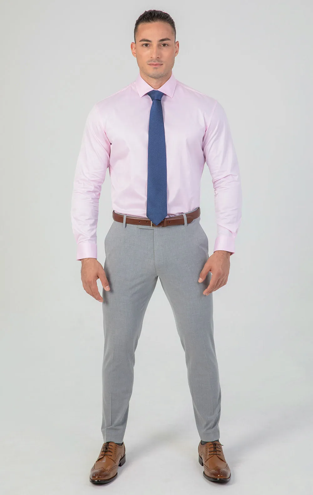 Contour Fit Pants : Light Gray