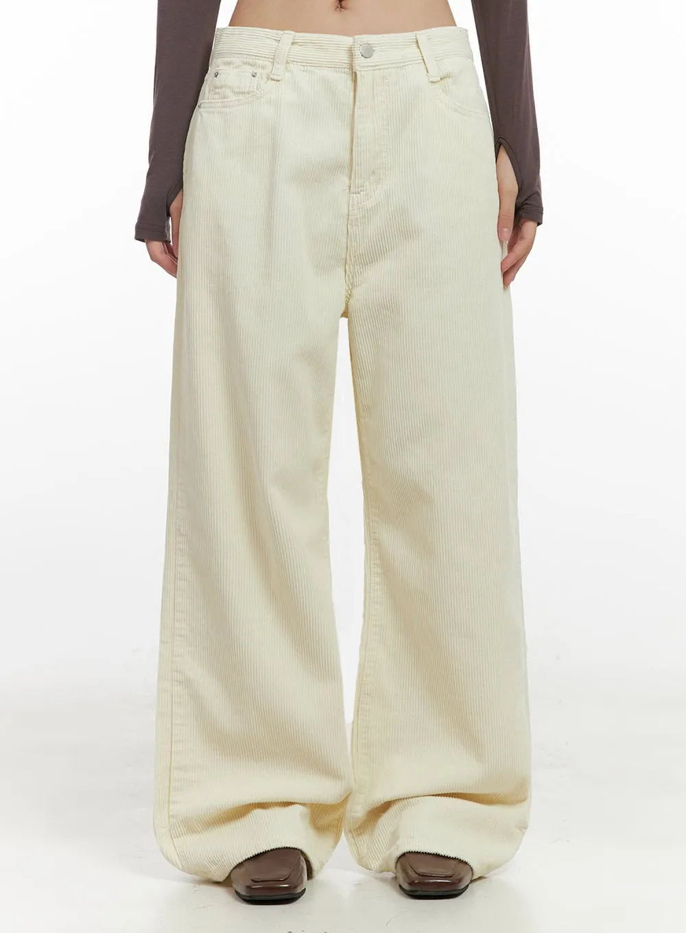 Corduroy Dream Wide Leg Pants IN415