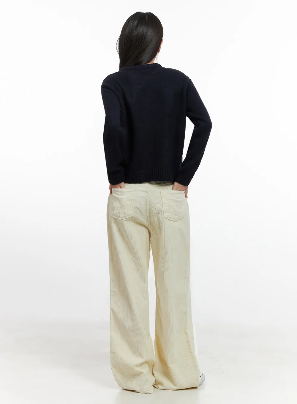 Corduroy Dream Wide Leg Pants IN415