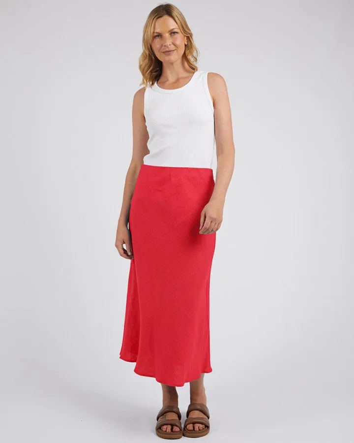 Elm - Eleni Skirt - Bittersweet Red