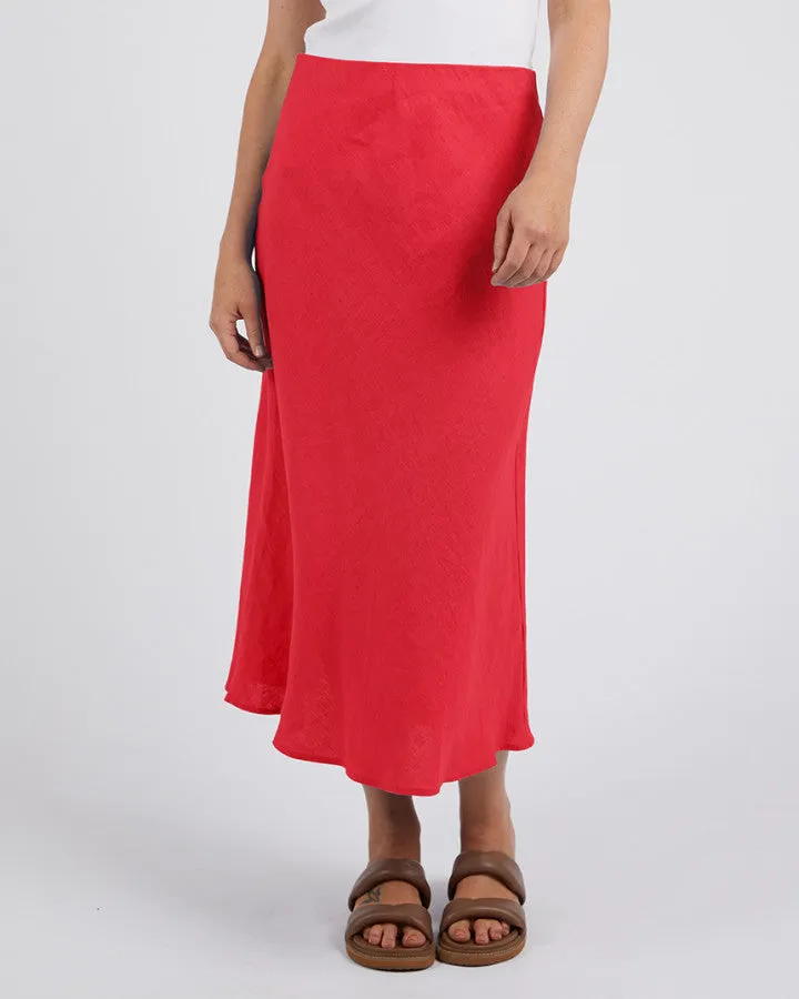 Elm - Eleni Skirt - Bittersweet Red