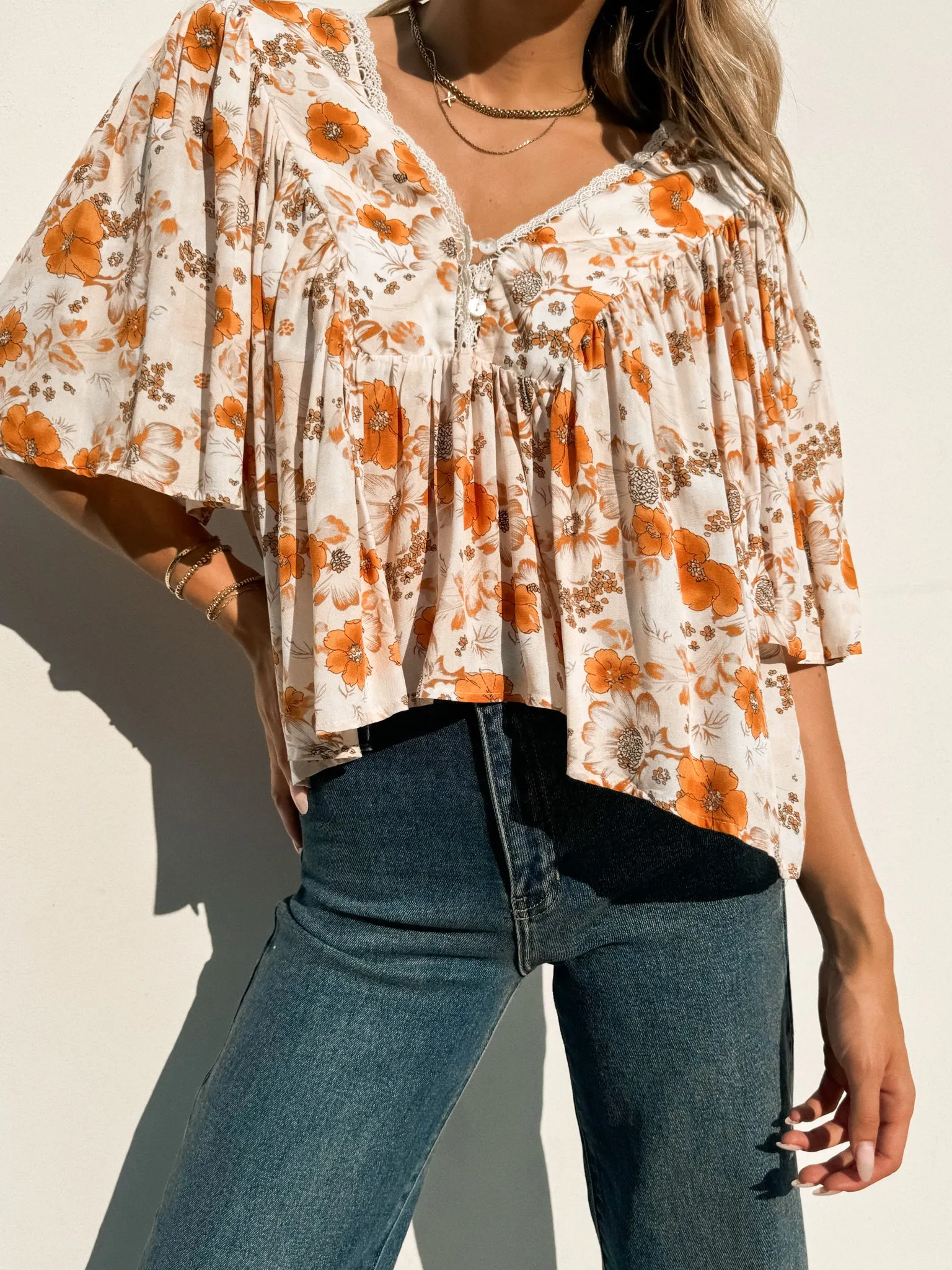 Fall is Calling Floral Blouse