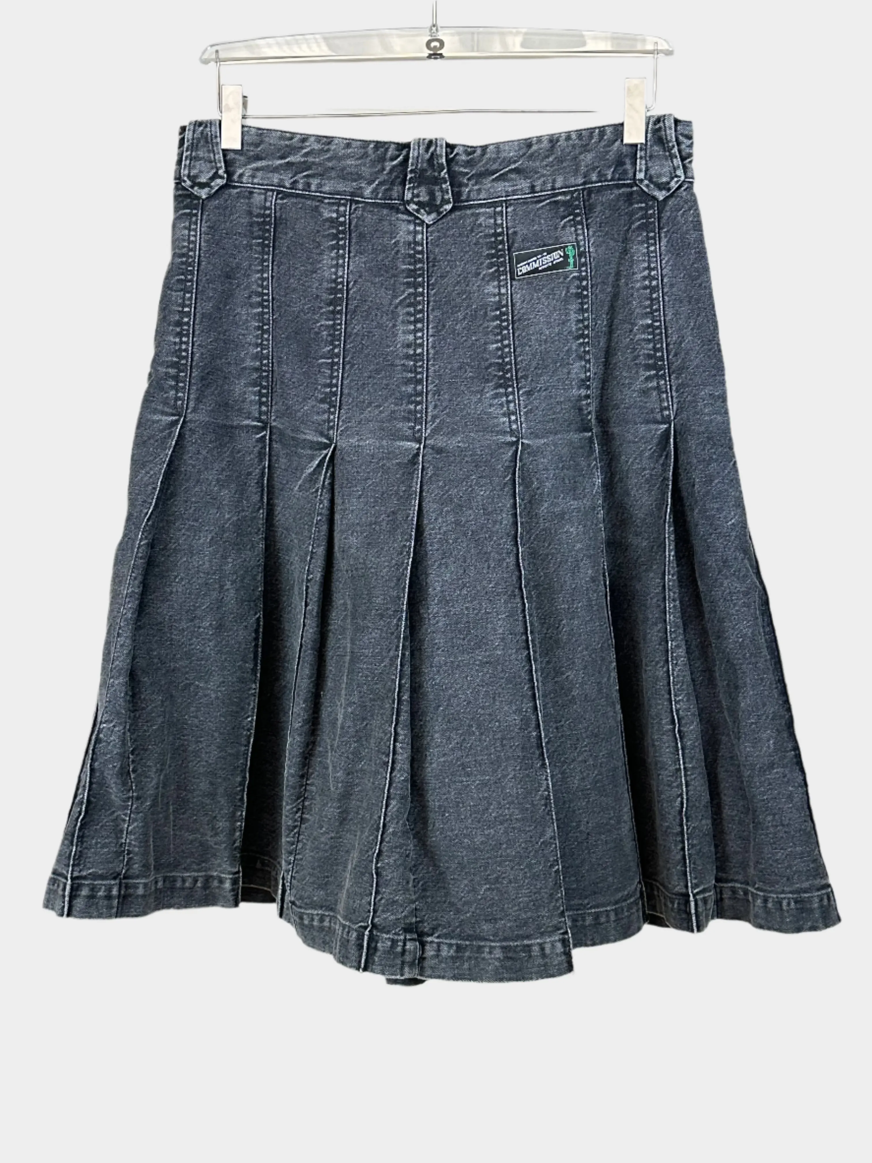 Flared Denim Skirt