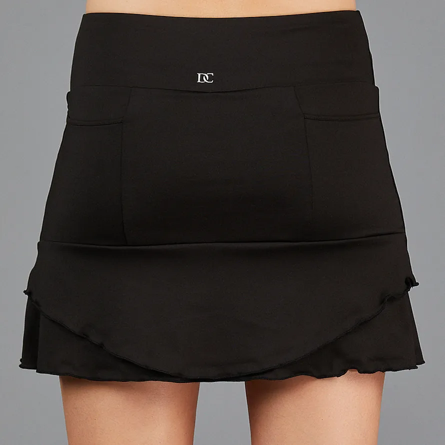 Jade Straight Skort (black)