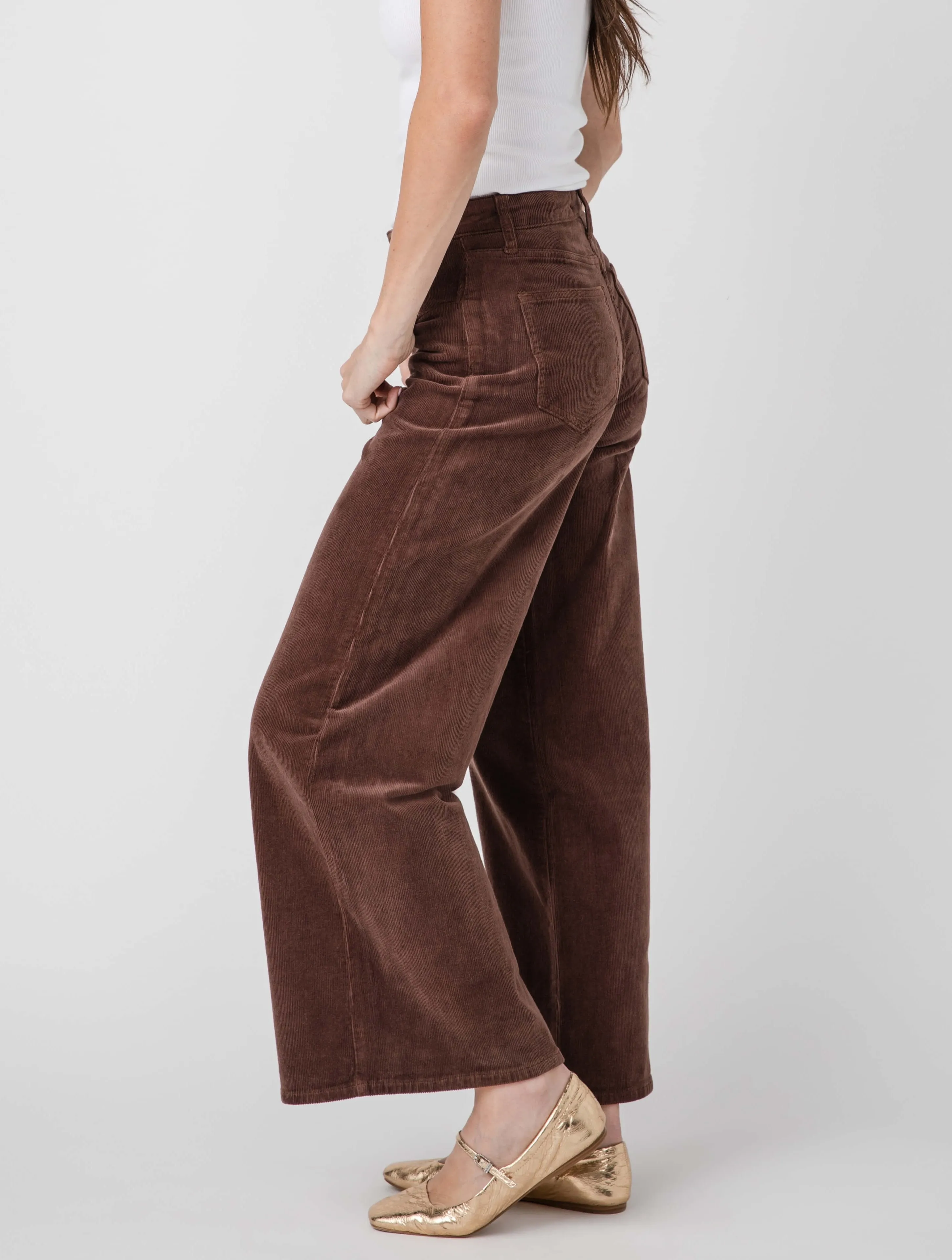 JBD Wide Leg Corduroy Pants