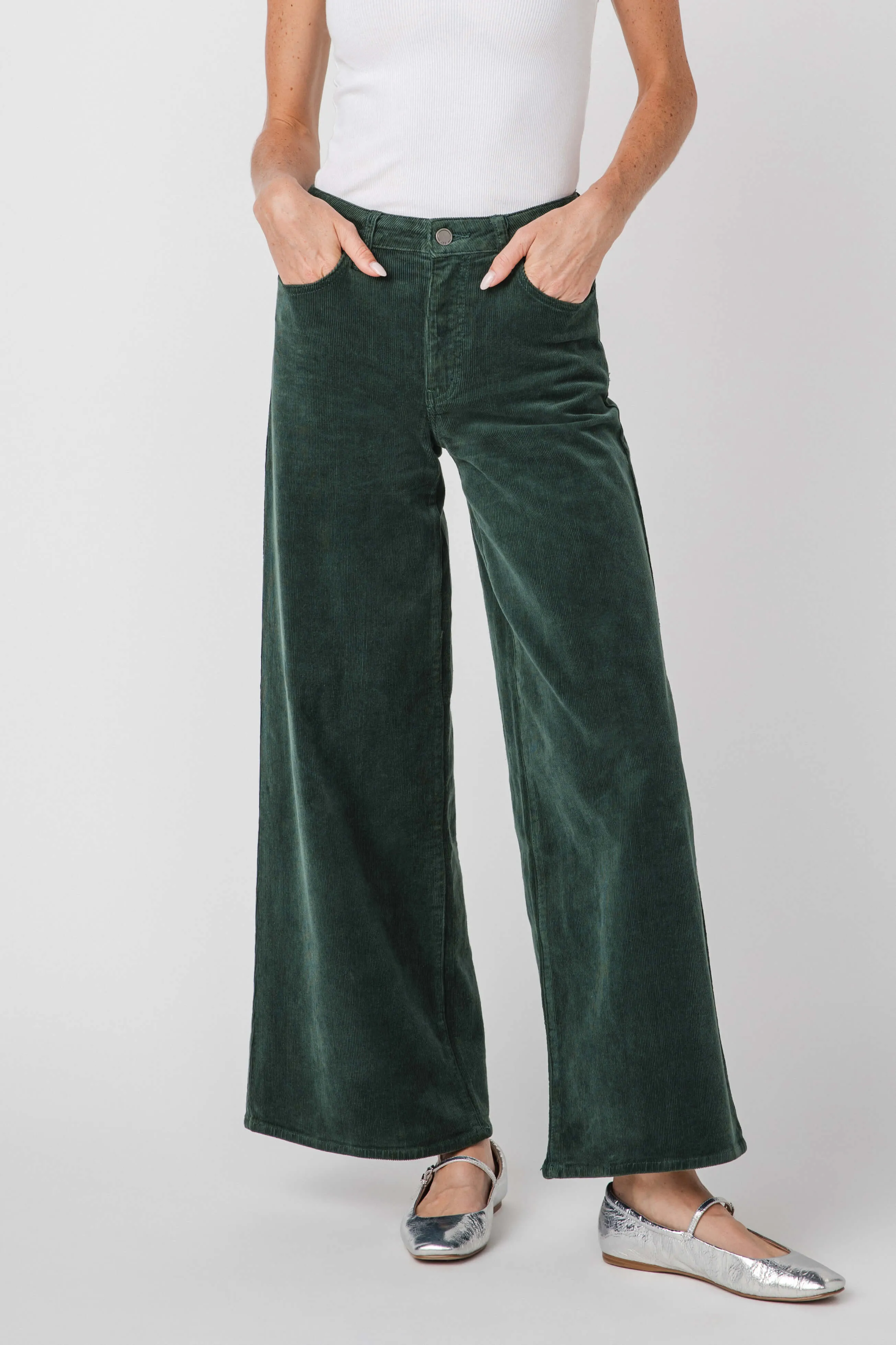 JBD Wide Leg Corduroy Pants