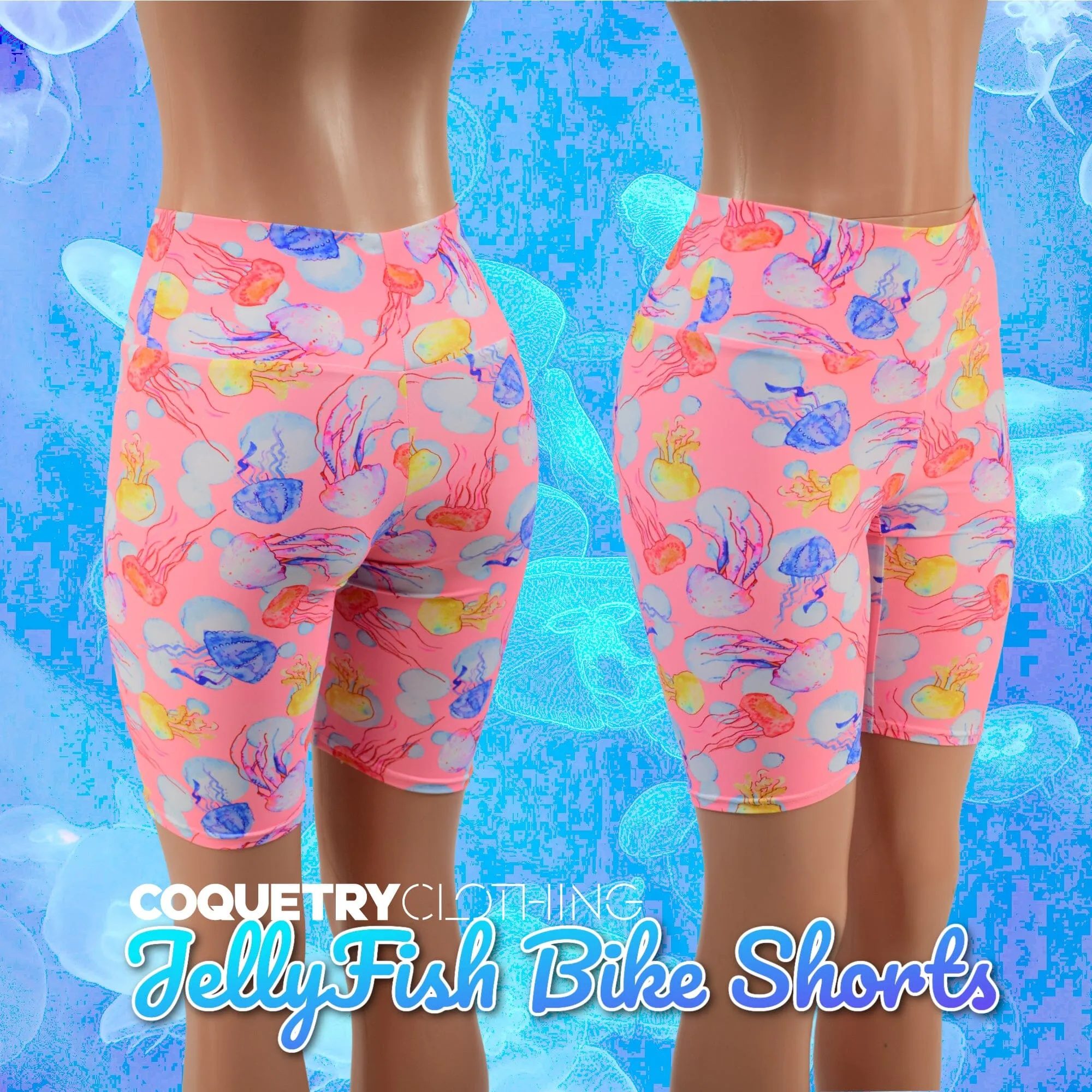 Jelly Fish Bike Shorts READY to SHIP