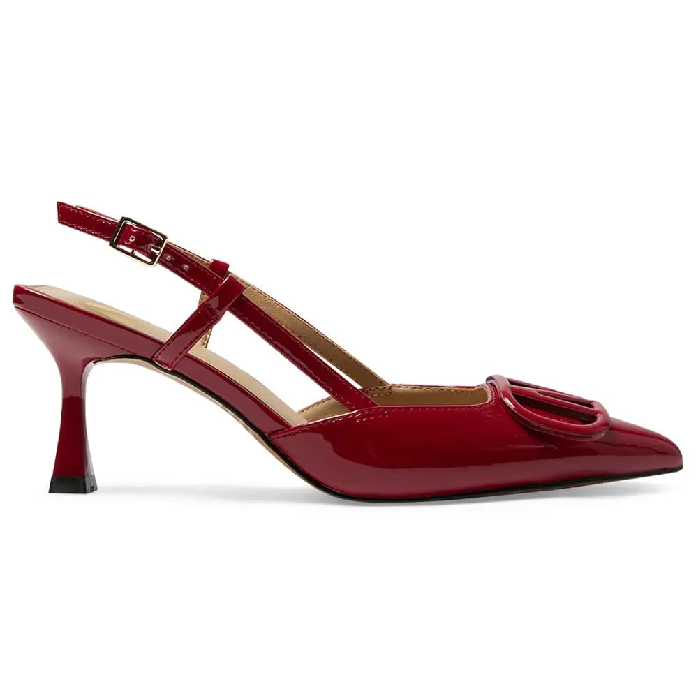 Josie Heel in Red Patent