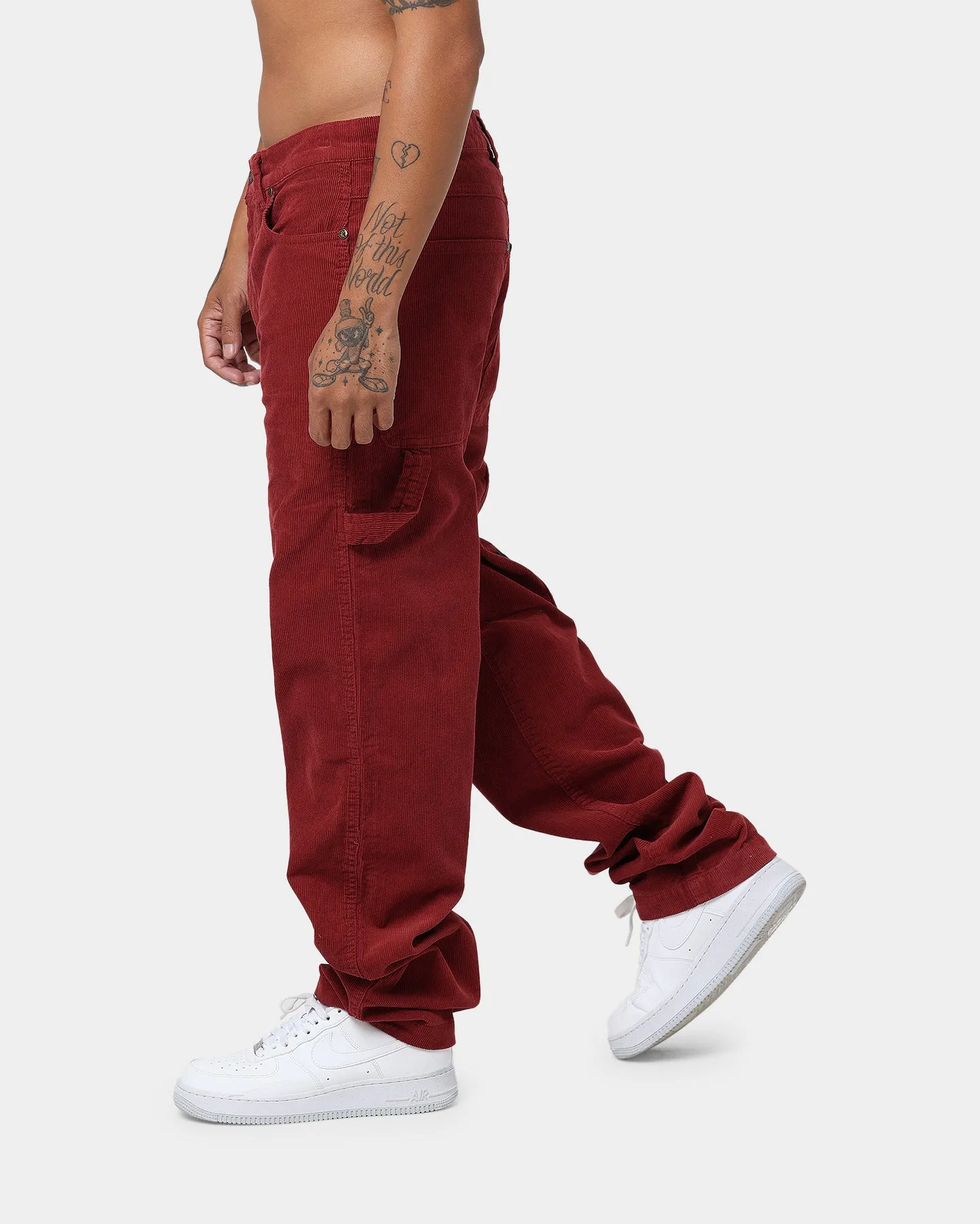 Karl Kani OG Corduroy Pants Dark Red