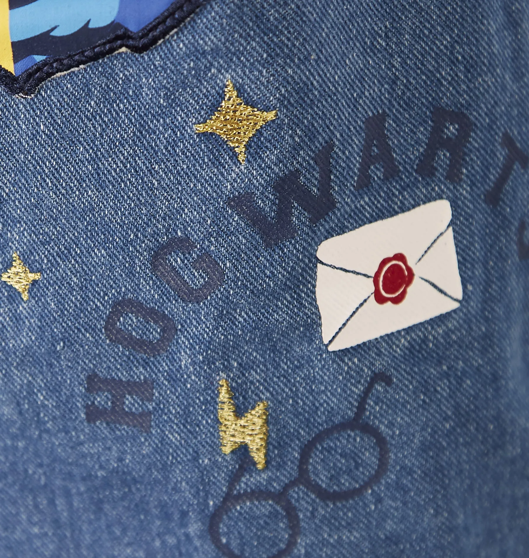 Kids Hogwarts Denim Pinafore