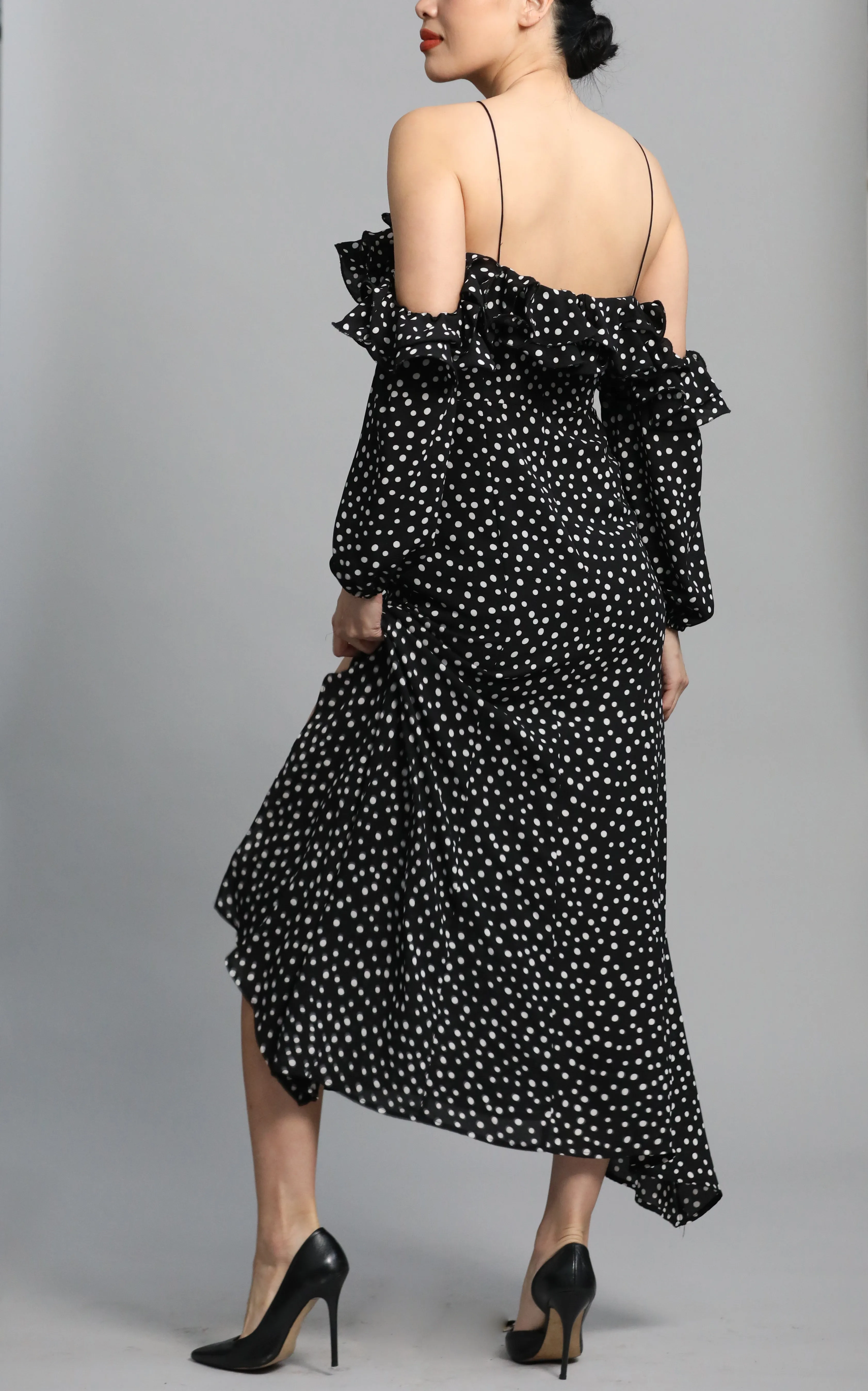 Likely Black Polka Dot Dress