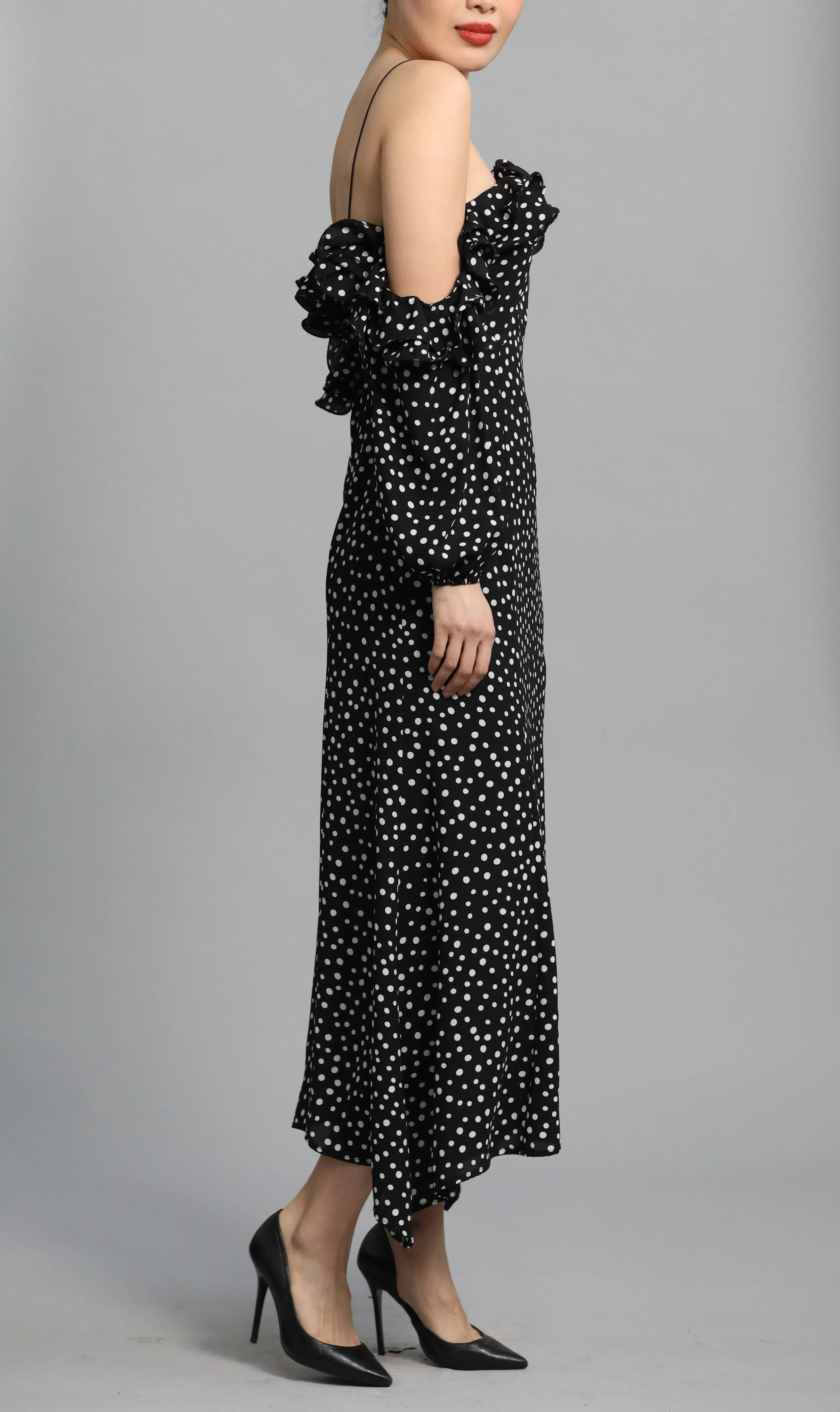 Likely Black Polka Dot Dress