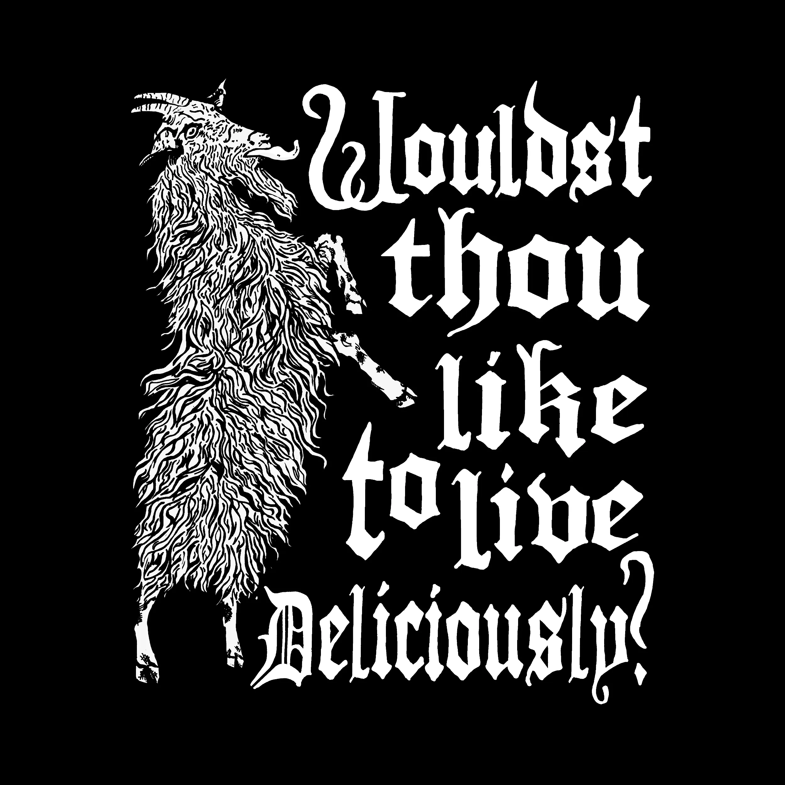 Live Deliciously Black Phillip Classic Tee