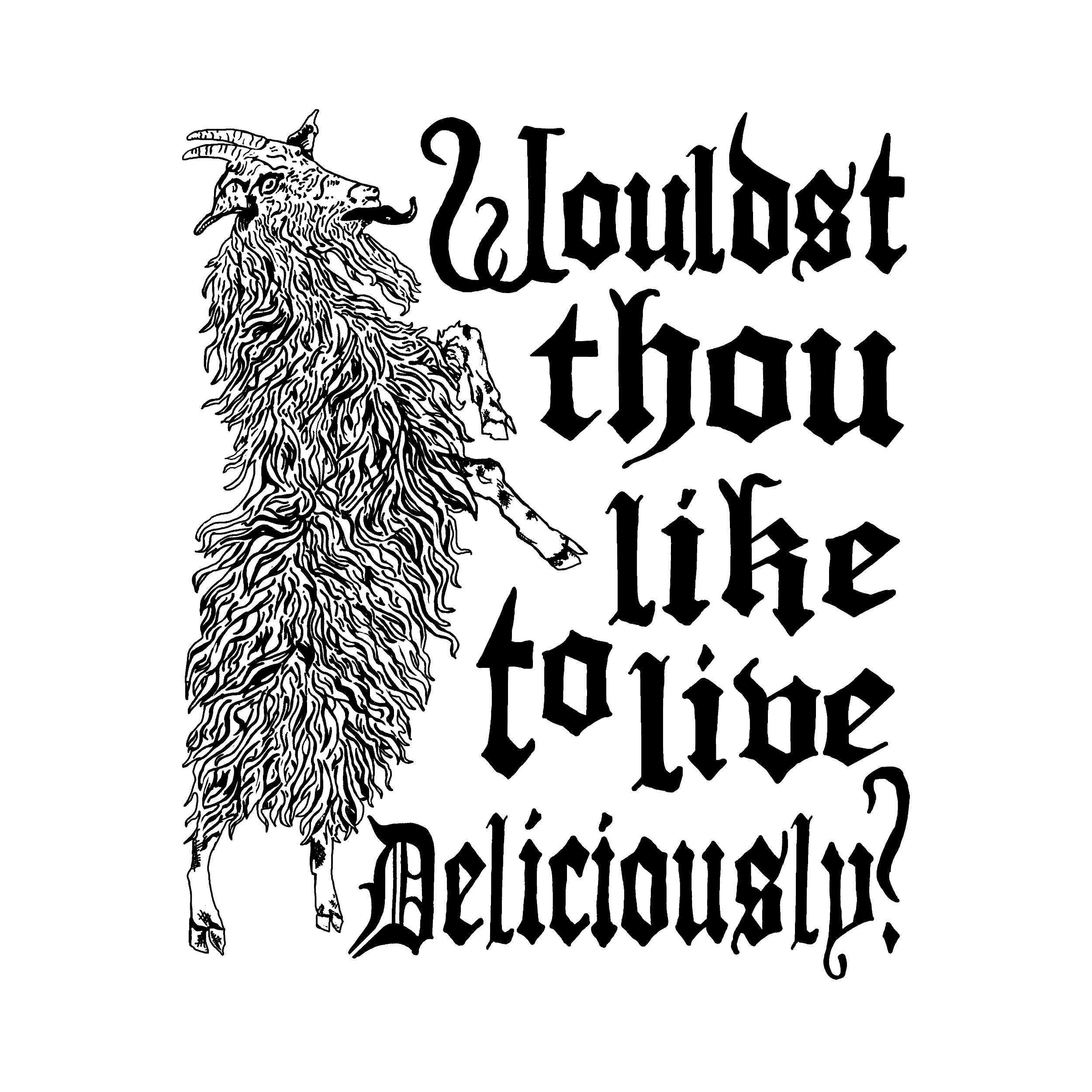 Live Deliciously Black Phillip Classic Tee