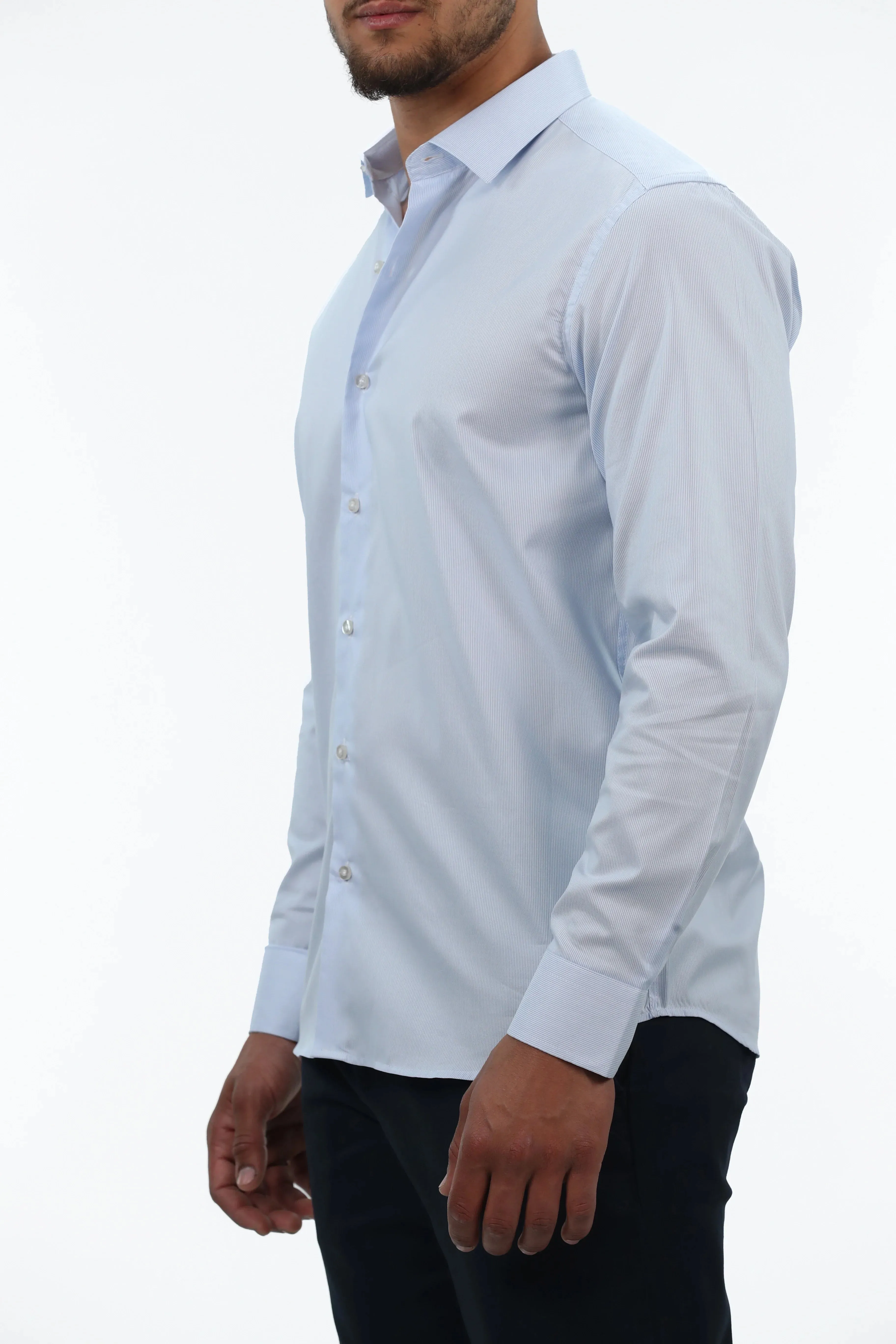 Long Sleeved Light Blue Shirt