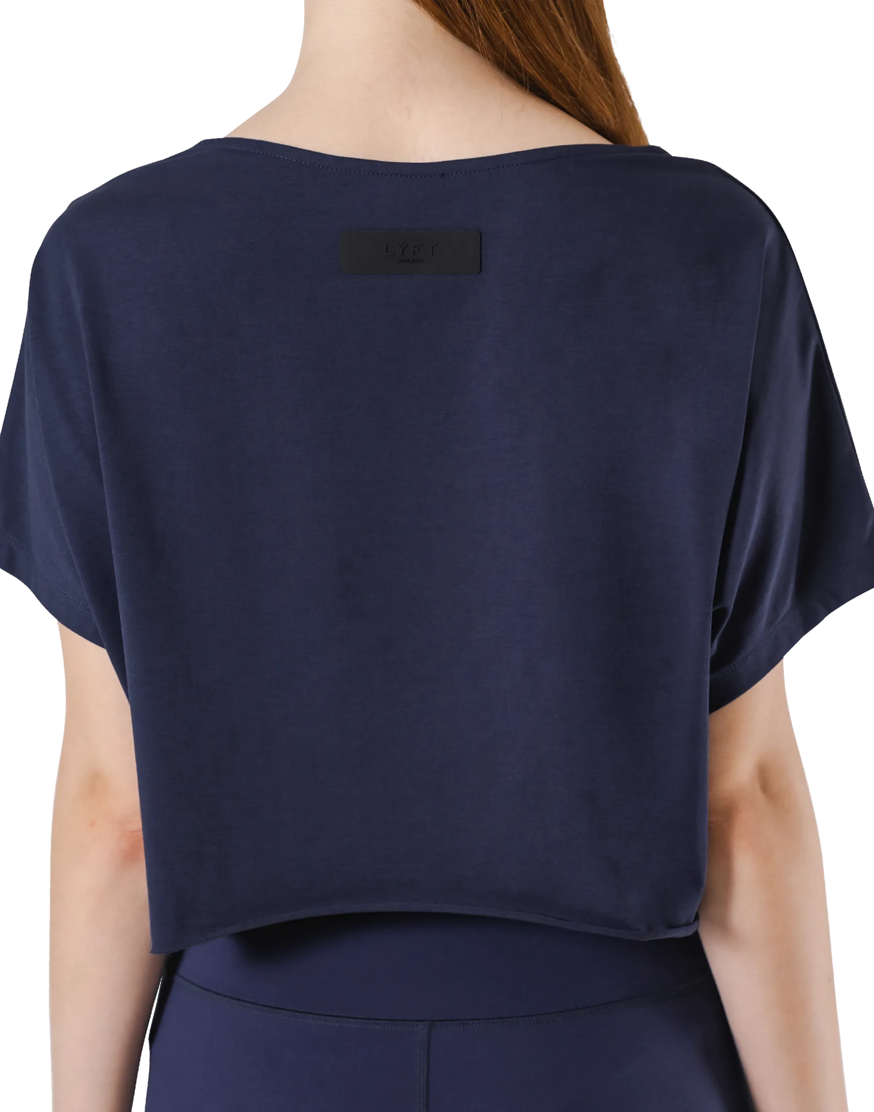 Loose Fit Stretch T-Shirt - Navy