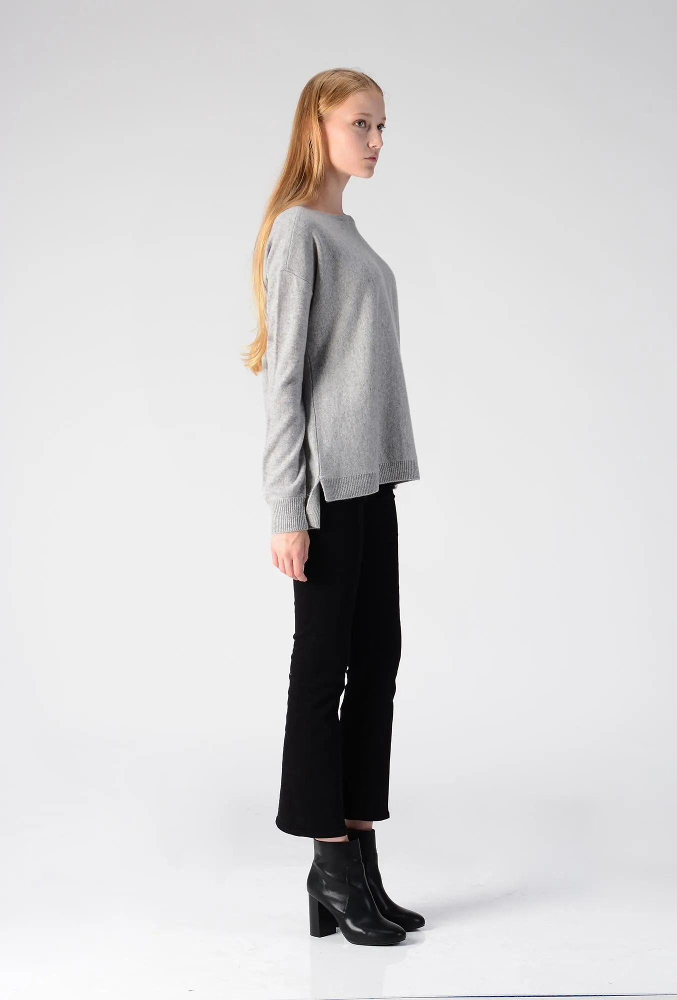 Loose Fit Sweater_Light Grey