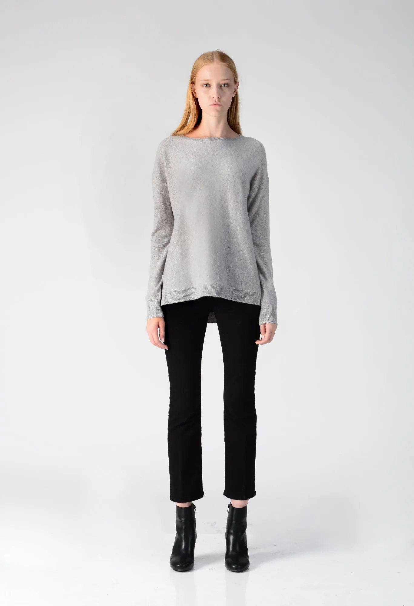 Loose Fit Sweater_Light Grey