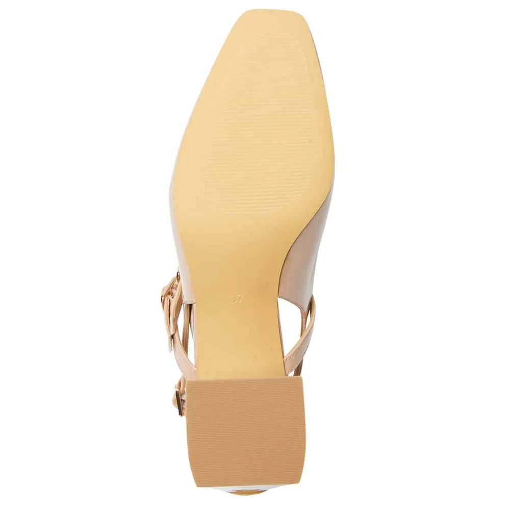 Nexus Heel in Nude Patent