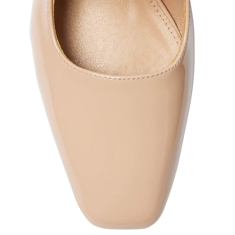 Nexus Heel in Nude Patent