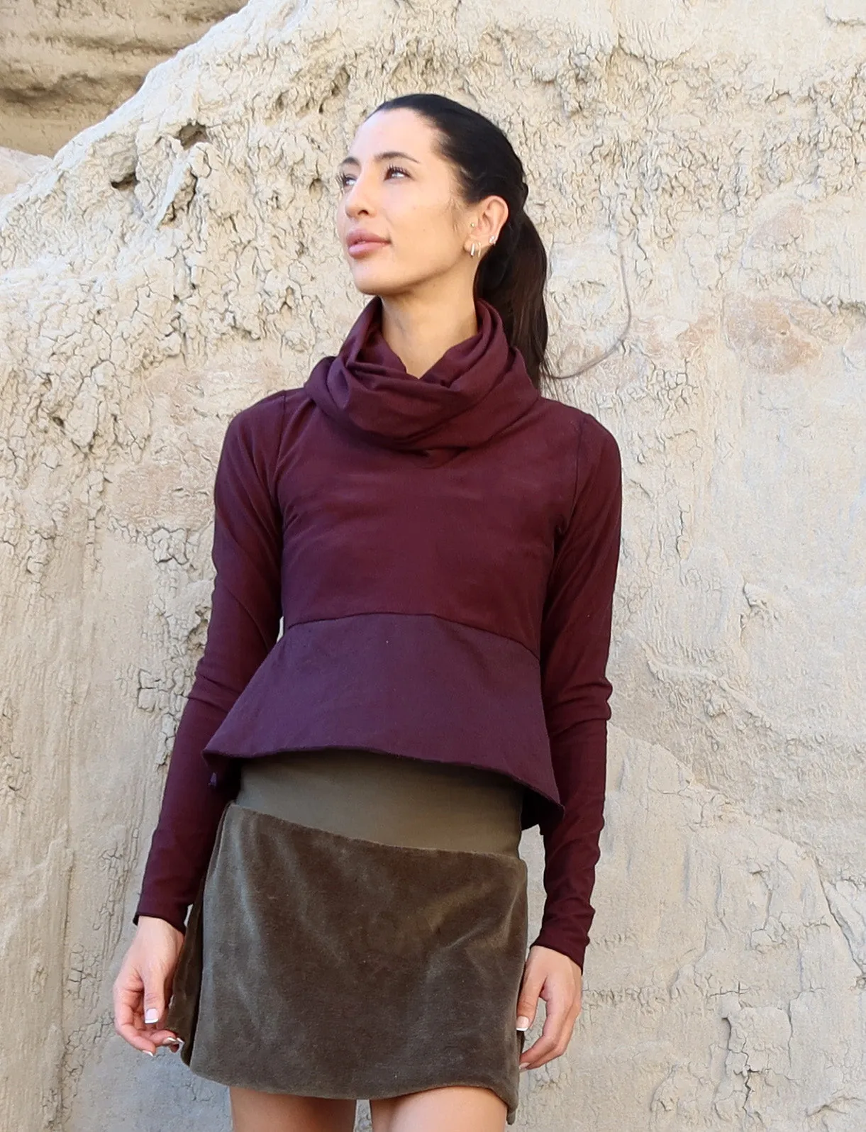 Ojai Mini VELOUR Skirt