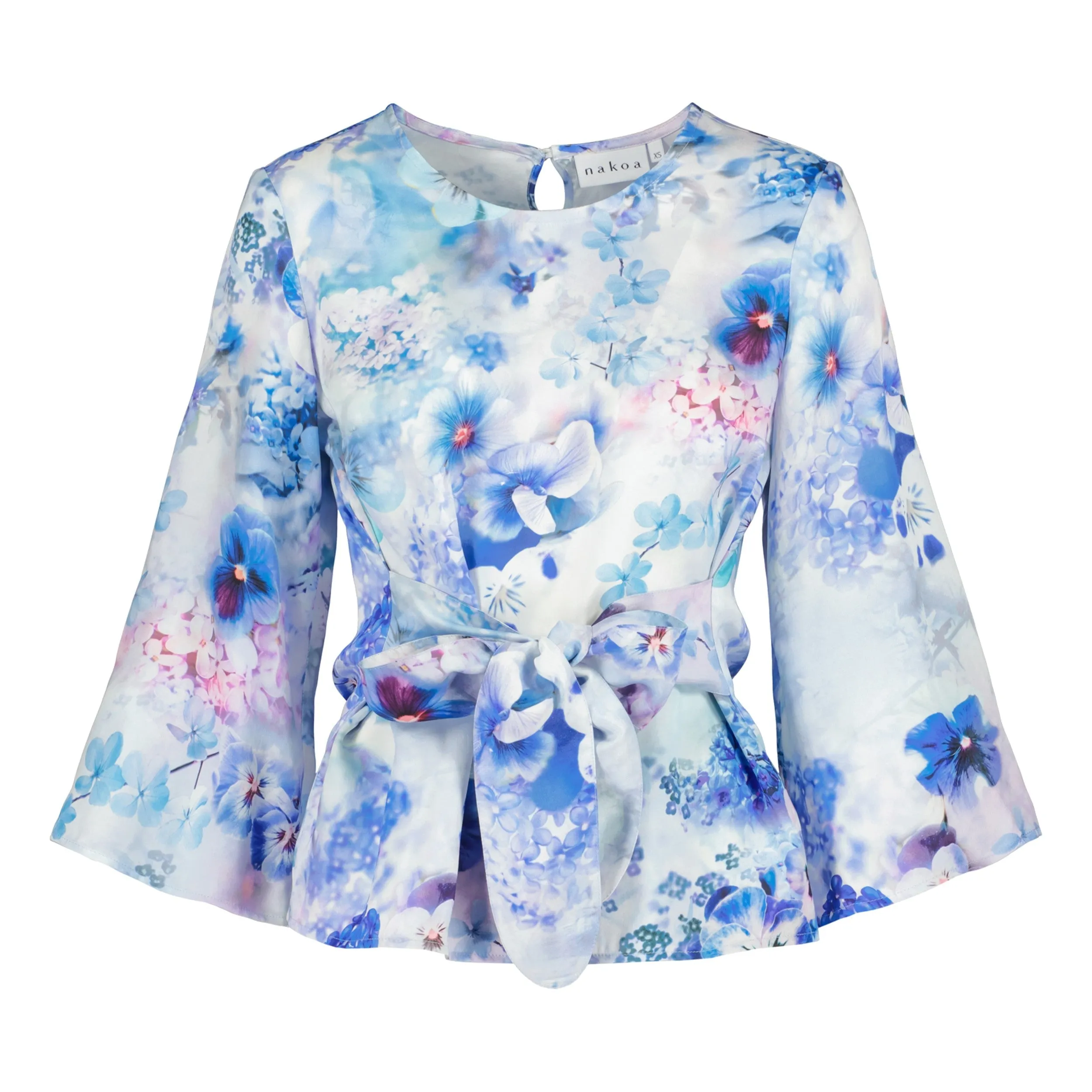 Ophelia Blouse Lush Blue