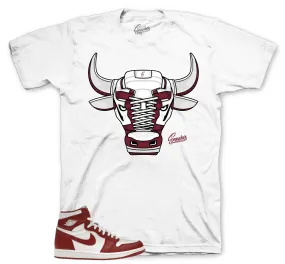 Retro 1 Artisanal Red War Bully Shirt