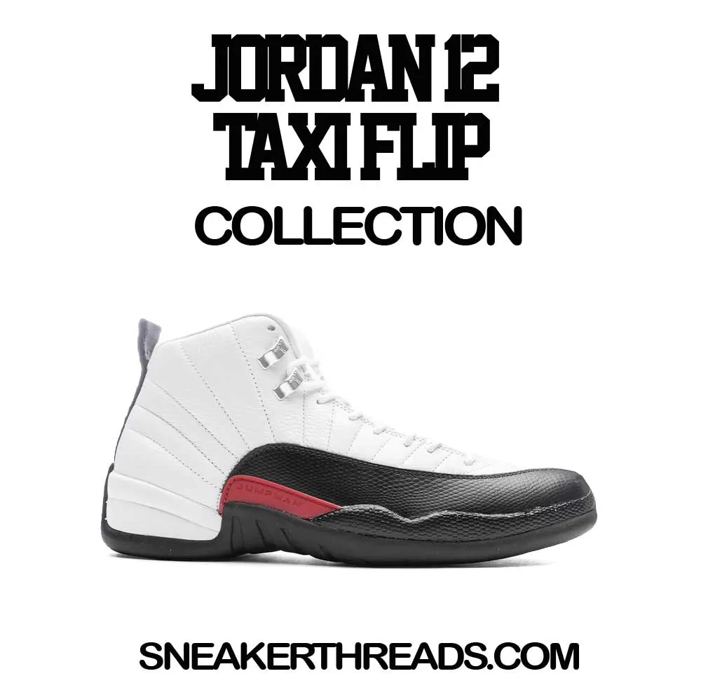 Retro 12 Taxi Flip Sneaker Threads Logo Shirt