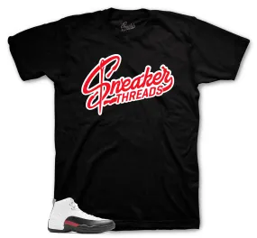 Retro 12 Taxi Flip Sneaker Threads Logo Shirt