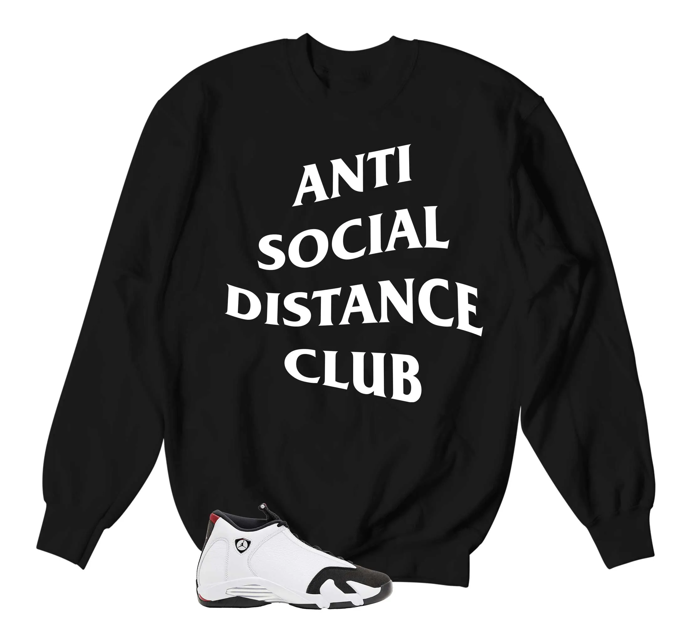 Retro 14 Black Toe Social Distance Sweater