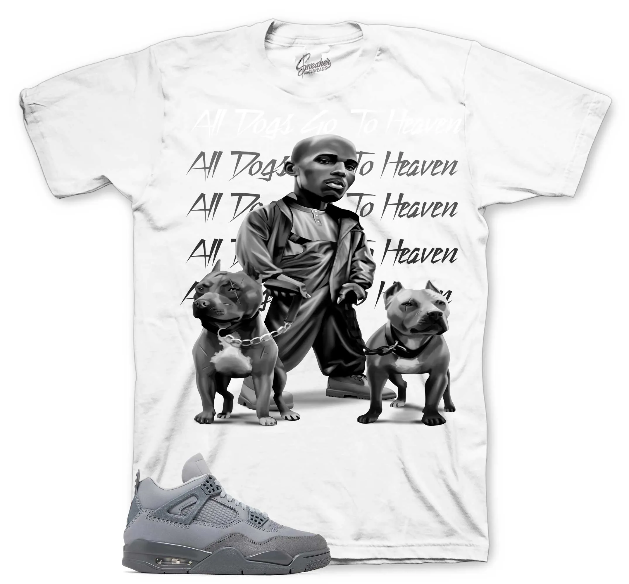 Retro 4 Wet Cement All Dogs Shirt