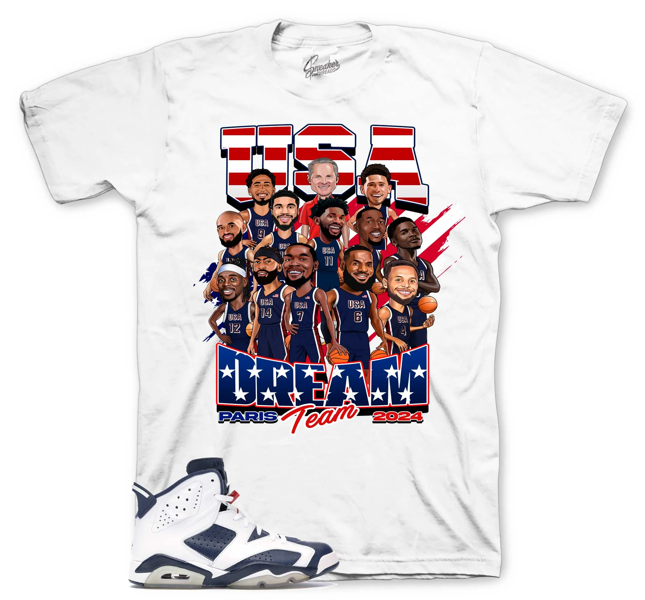 Retro 6 Olympic Contenders Shirt