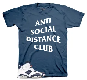 Retro 6 Olympic Social Distance Shirt