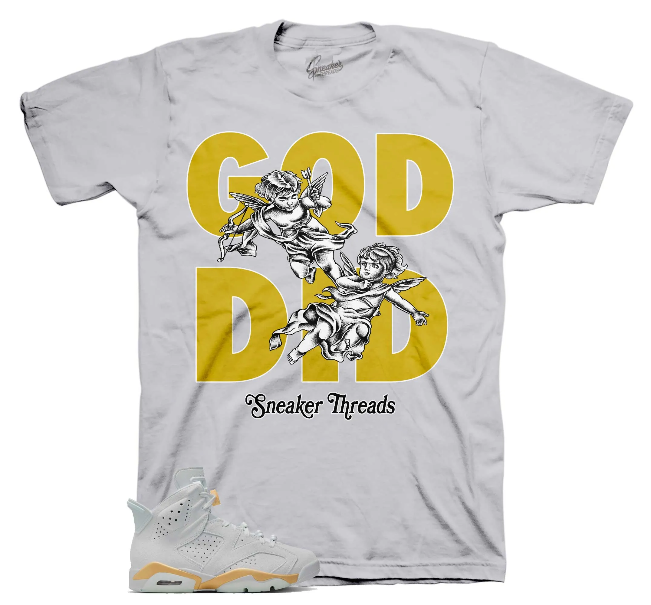 Retro 6 Pearl God Did Shirt