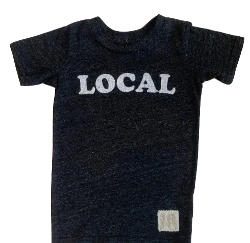 Retro Brand - LOCAL Tee in Charcoal