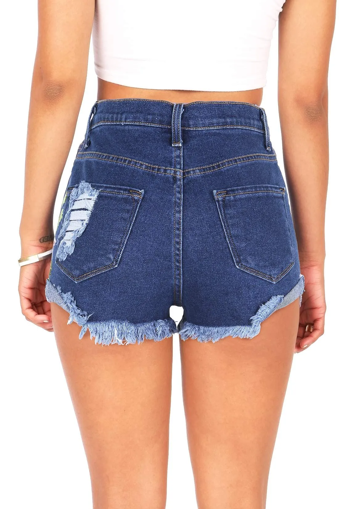 Rosevine High Waist Shorts