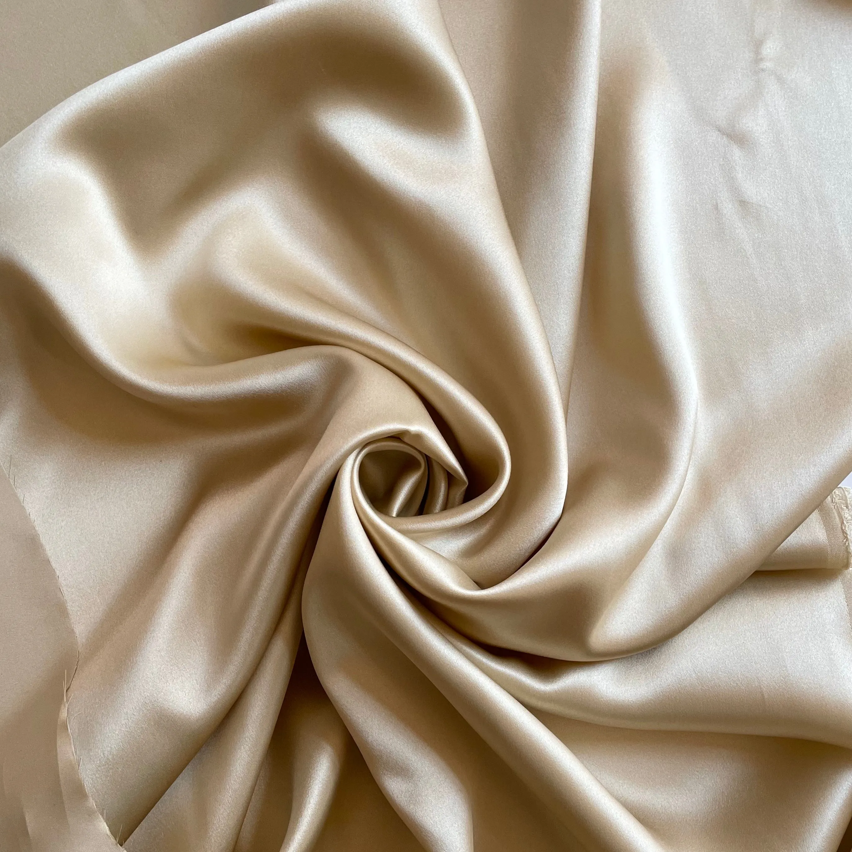 Silk Charmeuse - Almond