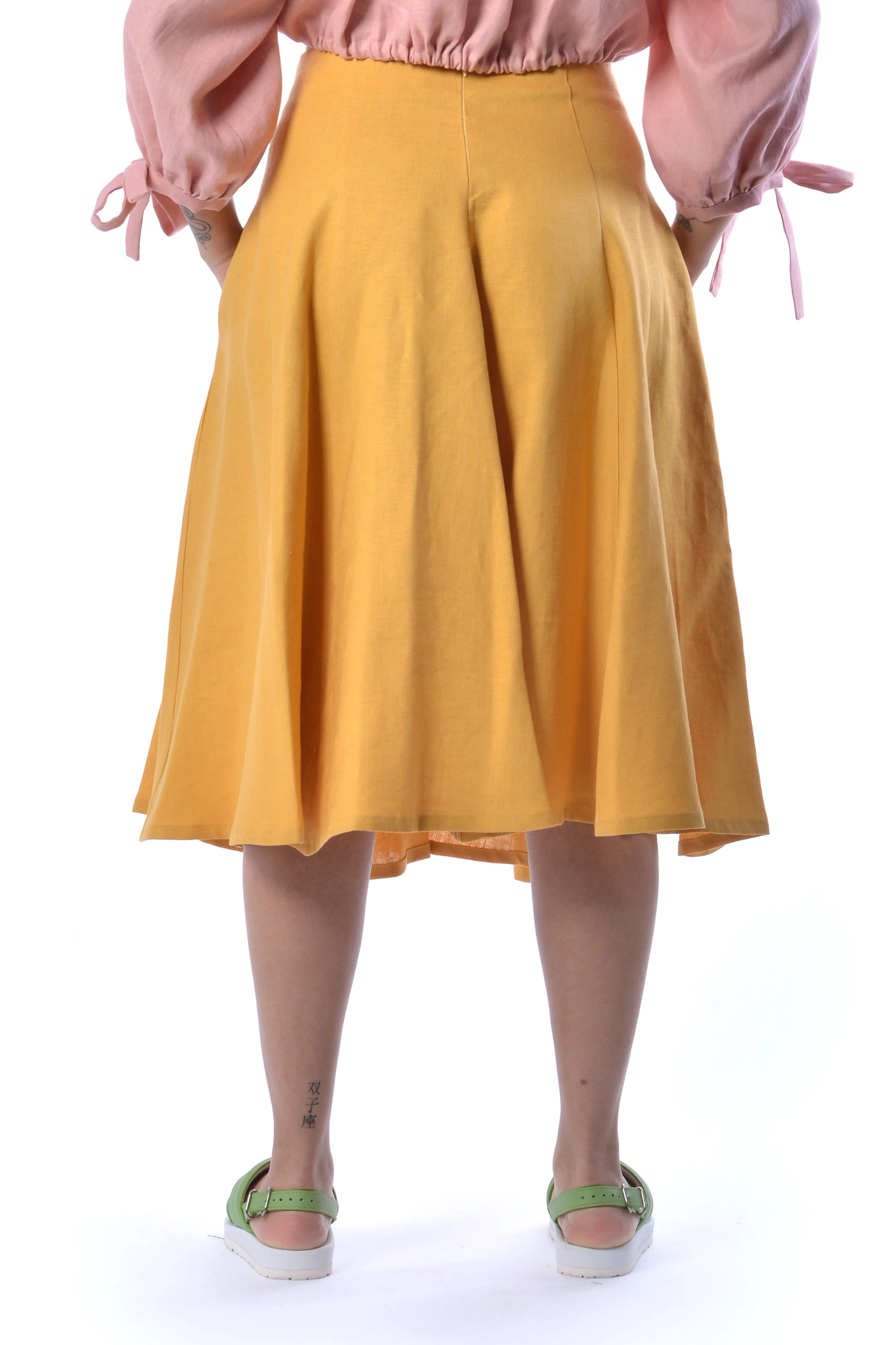 Sunshine Linen Berkley Skirt