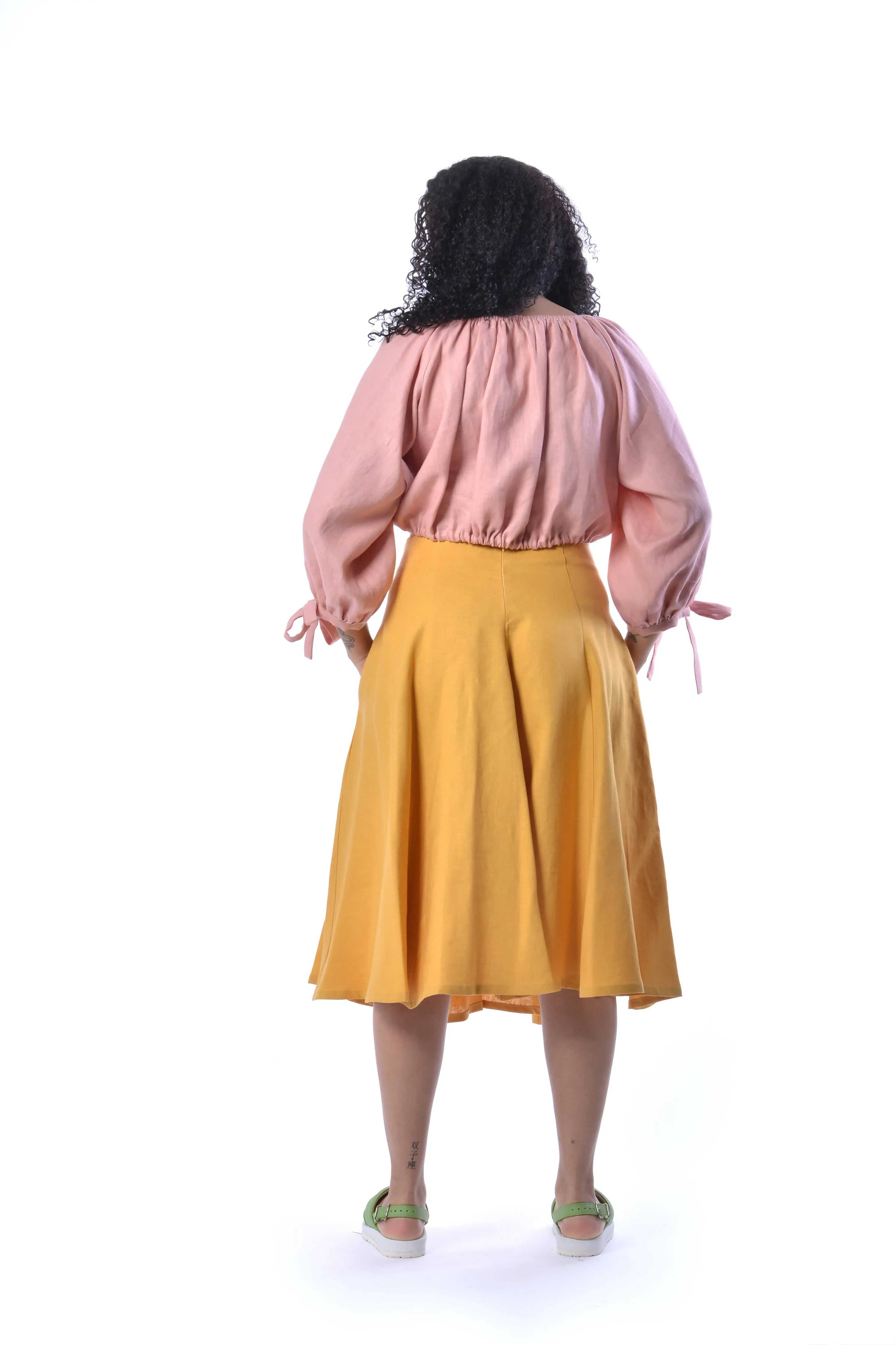 Sunshine Linen Berkley Skirt