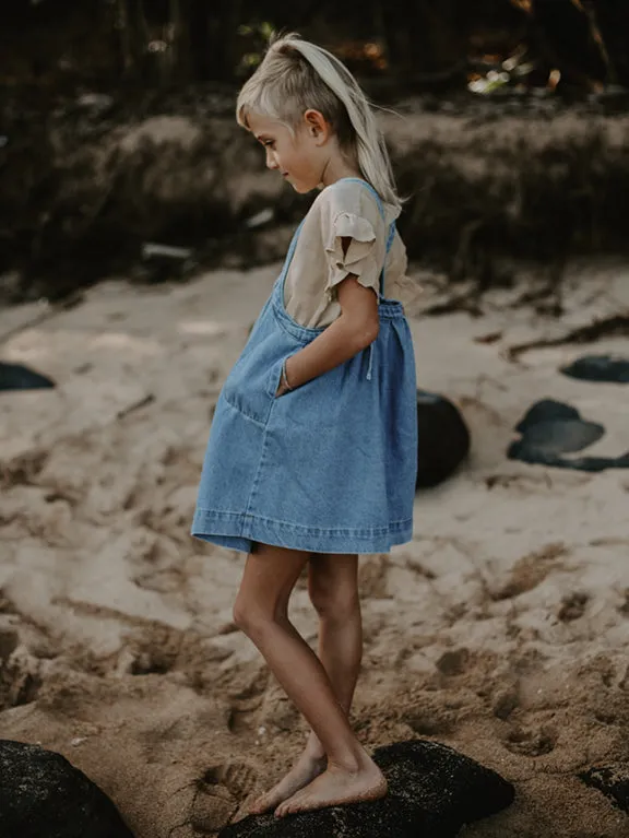 The Oversized Denim Pinafore